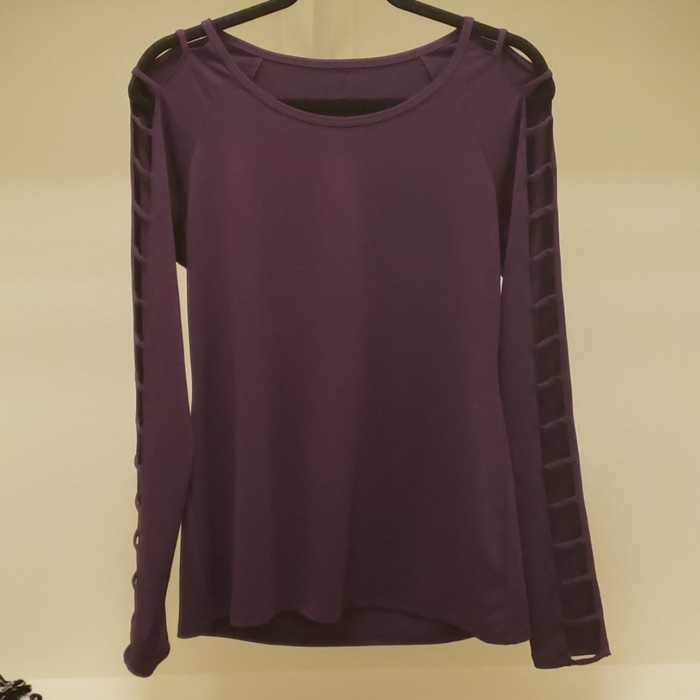 Fabletics Royal Purple Long Sleeve